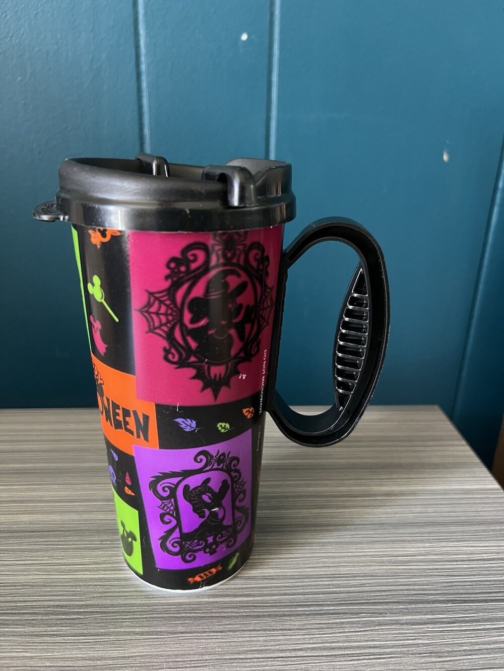 Walt Disney World Resort Refillable Rapid Fill Tumbler Cup Halloween Mickey Mug